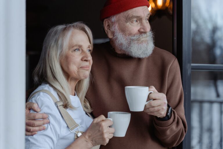 Older Couple Surverys Their Options