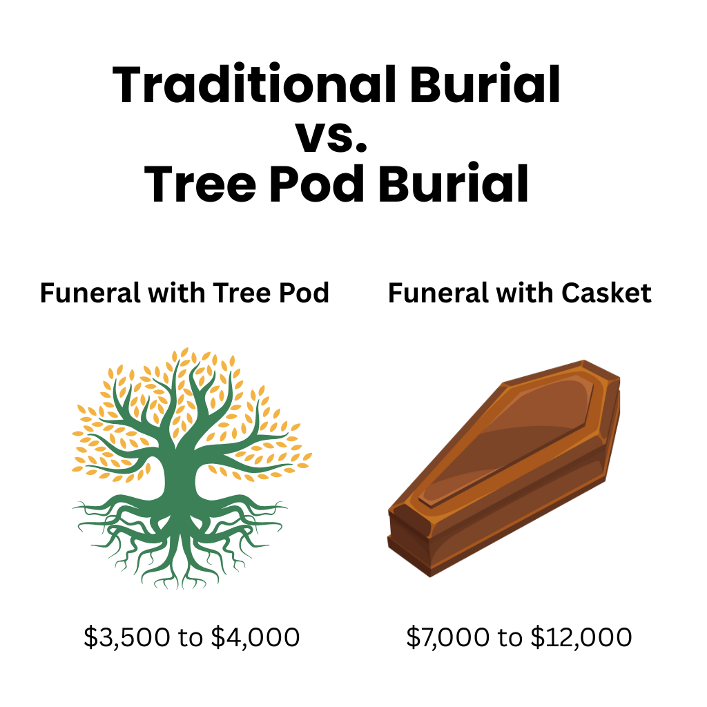 tree pod burial cost