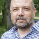 handsome bearded man portrait outdoors