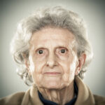 Portrait of an elderly lady
