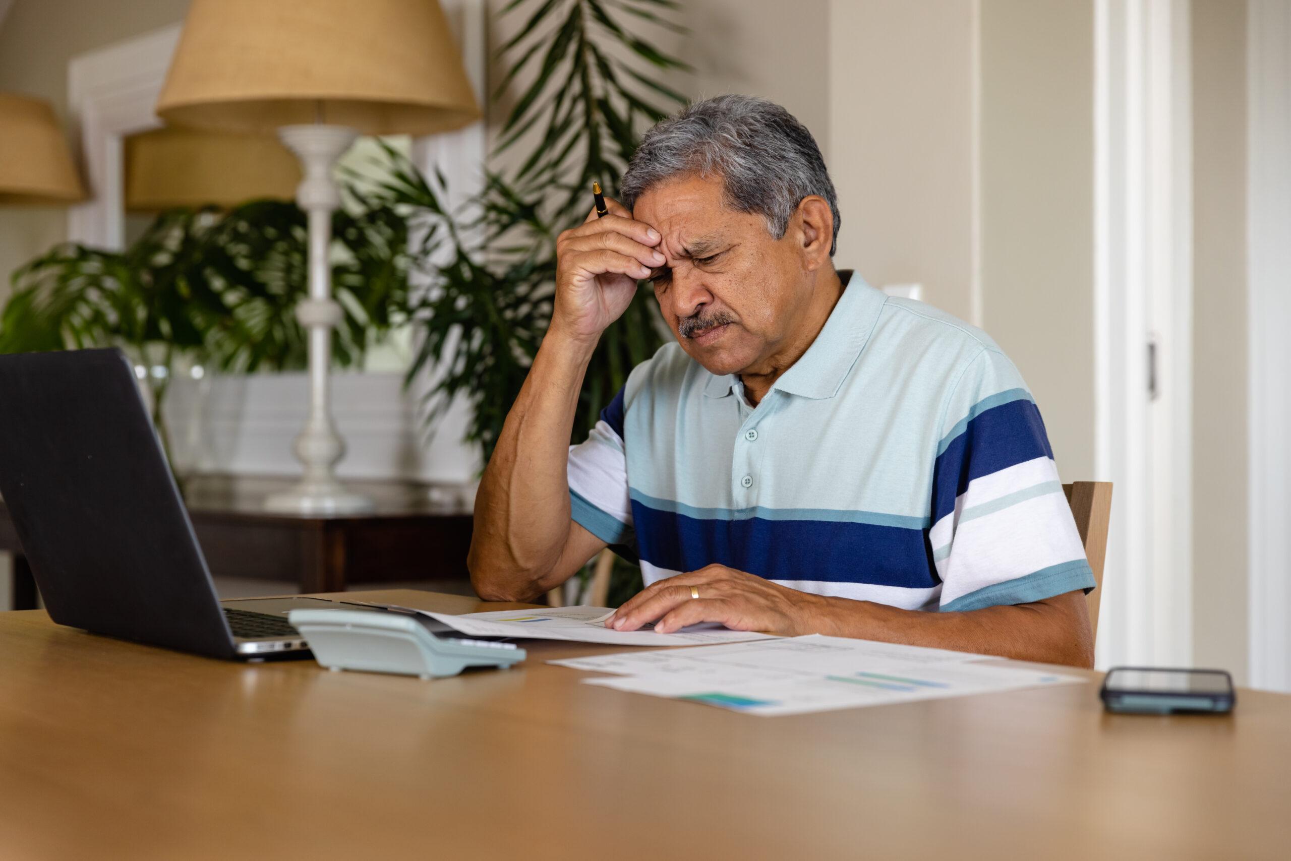 Man confused about paperwork