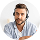 Man with headset